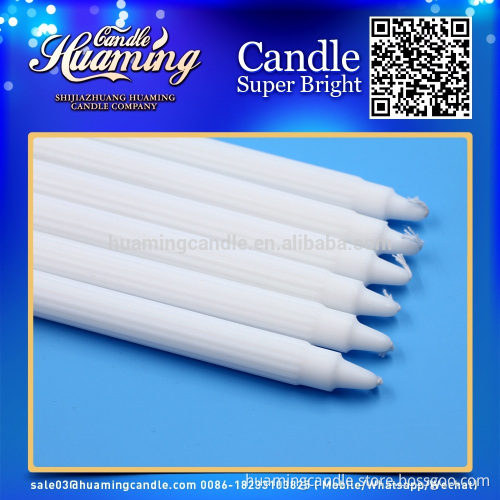 Smokeless stick fluted white candles to South Africa